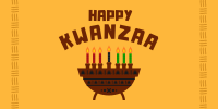 Happy Kwanzaa Celebration Twitter Post Design