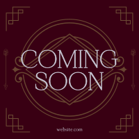 Oriental Vintage Coming Soon Instagram Post Image Preview