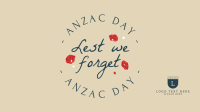 Anzac Day Emblem Zoom Background Image Preview