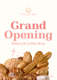 Bakery Opening Notice Flyer