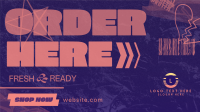 Grunge Order Here Facebook Event Cover