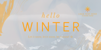 Winter Greeting Twitter Post