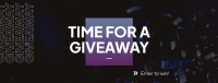 Time For Giveaway Facebook Cover Image Preview