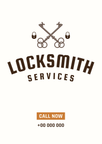 Locksmith Emblem Flyer