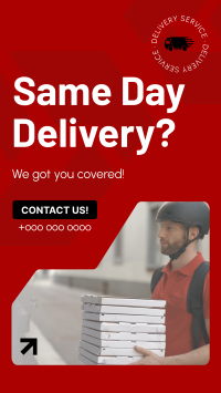 Professional Delivery Service Facebook Story