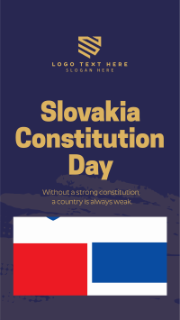 Slovakia Constitution Day Greeting Instagram Reel Image Preview