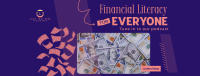 Financial Literacy Podcast Facebook Cover