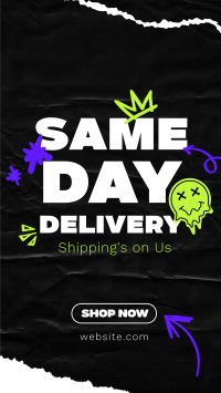 Same Day Delivery Instagram Reel Image Preview