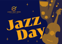 Special Jazz Day Postcard