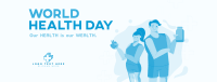 Healthy People Celebrates World Health Day Facebook Cover Design