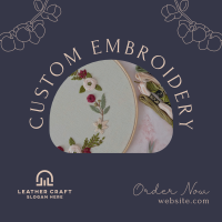 Embroidery Order Instagram Post Image Preview