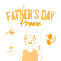 Fathers Day Promo Instagram Post Image Preview