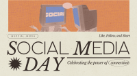 Modern Social Media Day Animation