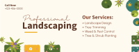 Professional Landscaping Facebook Cover