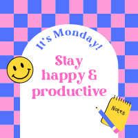 Monday Productivity Instagram Post