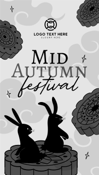 Bunny Mid Autumn Festival Facebook Story