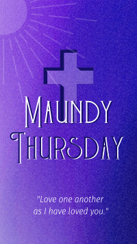 Holy Week Maundy Thursday Instagram Story