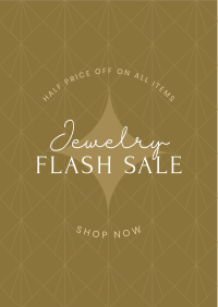 Elegant Jewelry Flash Sale Flyer