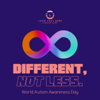 Autism Awareness Infinity Instagram Post