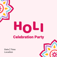 Holi Get Together Instagram Post