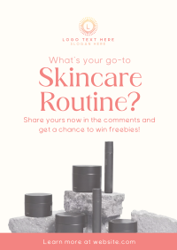 Skincare Customer Engagement Flyer Design