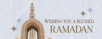 Greeting Ramadan Arch Facebook Cover