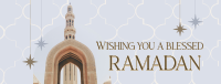 Greeting Ramadan Arch Facebook Cover Image Preview