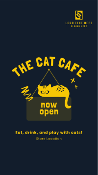 Cat Cafe Facebook Story