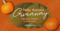 Hello Autumn Giveaway Facebook Ad