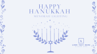 Happy Menorah  Facebook Event Cover