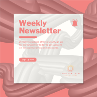 Dynamic Weekly Newsletter Instagram Post Design