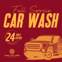Car Wash Cleaning Service  Instagram Post