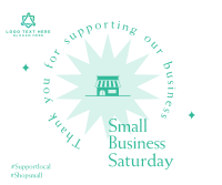 Support Small Shops Facebook Post