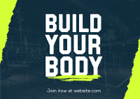 Build Your Body Postcard