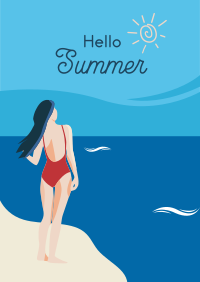 Hello Summer Scenery Flyer