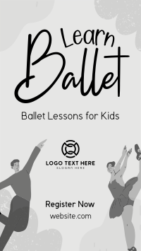 Kids Ballet Lessons Instagram Reel Image Preview