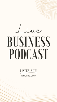 Corporate Business Podcast Instagram Reel