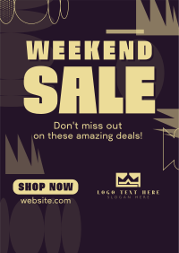 Weekend Sale Poster