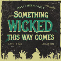 Wicked Halloween Party Instagram Post Image Preview