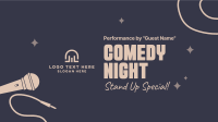 Stand Up Comedy Special YouTube Banner Design