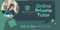 Online Private Tutor Twitter Post