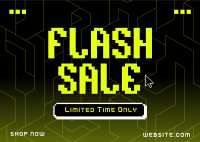 Electronics Flash Sale Postcard Design