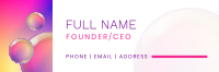 Gradient Bubble Email Signature