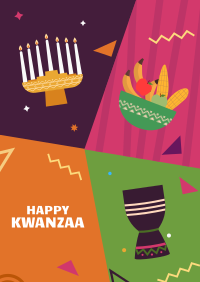 Multicolor Kwanzaa Poster