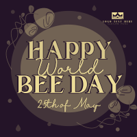 Happy World Bee Instagram Post