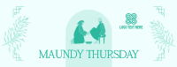 Maundy Thursday Washing of Feet Facebook Cover