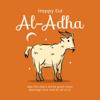 Eid Al Adha Goat Instagram Post Design