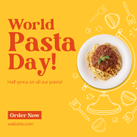 International Spaghetti Day Instagram Post example 2