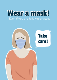 Face Mask Reminder Poster