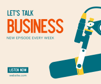 Business Talk Podcast Facebook Post